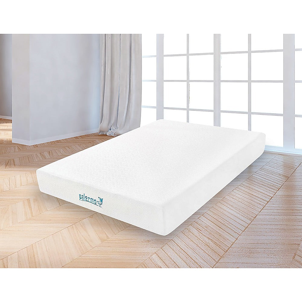 Palermo Queen 25cm Gel Memory Foam Mattress  - Dual-Layered  - CertiPUR-US Certified