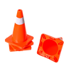 4pcs 45cm Road Traffic Cones Reflective Overlap Parking Emergency Safety Cone