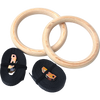 Wooden Gymnastic Rings Olympic Gym Strength Training