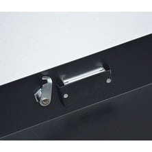 19" Rack Mount 2U Steel Plate DJ Drawer Equipment Cabinet Locking Lockable