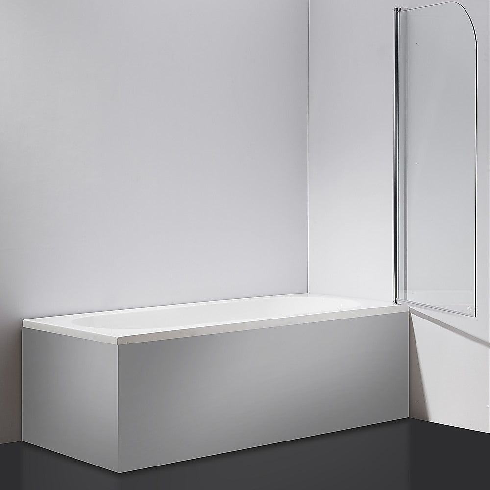 180° Pivot Door 6mm Safety Glass Bath Shower Screen 900x1400mm By Della Francesca