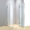 1100 x 1000mm Frameless 10mm Glass Shower Screen By Della Francesca