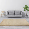 230x160cm Floor Rugs Large Shaggy Rug Area Carpet Bedroom Living Room Mat - Beige