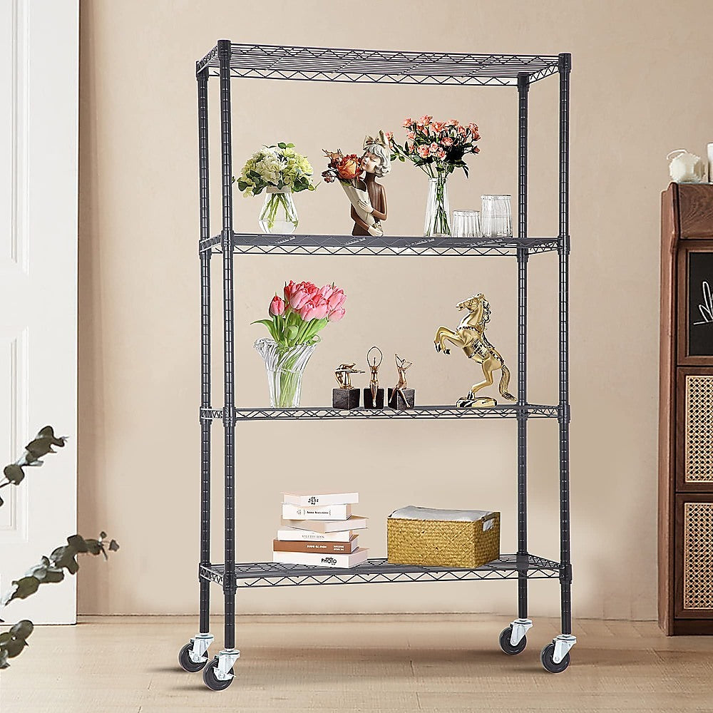 Modular Wire Storage Shelf 1200 x 600 x 1800mm Steel Shelving