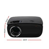 Devanti Mini Video Projector Wifi USB HDMI Portable 2000 Lumens HD 1080P Home in Black