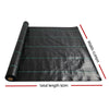 Instahut 0.915m x 50m Weedmat Weed Control Mat Woven Fabric Gardening Plant