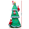 Jingle Jollys 5M Christmas Inflatable Santa on Christmas Tree Xmas Decor LED