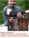 danoz copper x compression wear knee elbow and back support