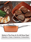 danoz copper chef 5 piece set 9 5