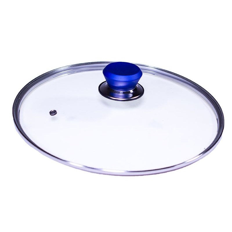 danoz flavorstone 24cm glass lid blue free delivery within australia