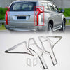 mitsubishi pajero sport rear tail light trims chrome my 2015 2019