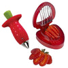 strawberry huller cutter bonus apple slicer