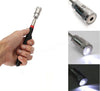 telescopic led extendable magnetic torch